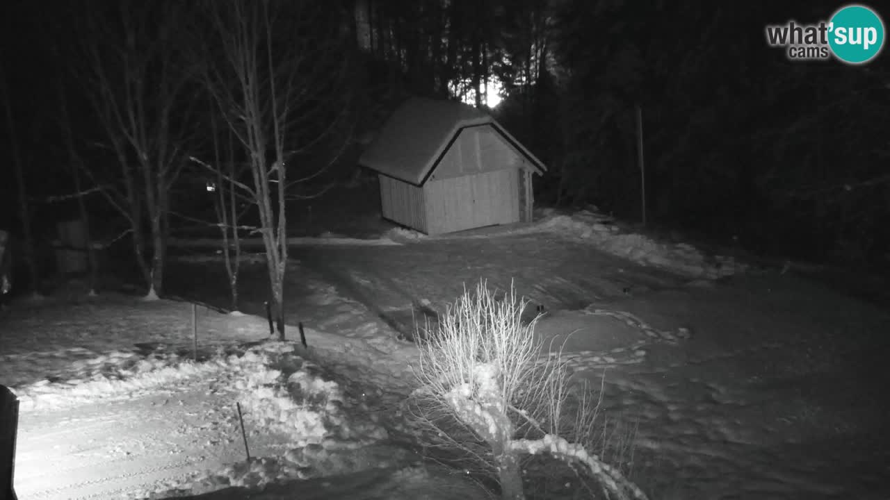 Webcam Lukanja – Pohorje houses a Water village