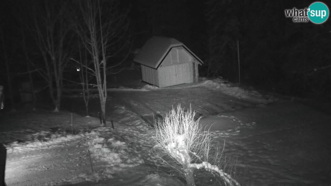 Webcam Lukanja – Pohorje houses a Water village