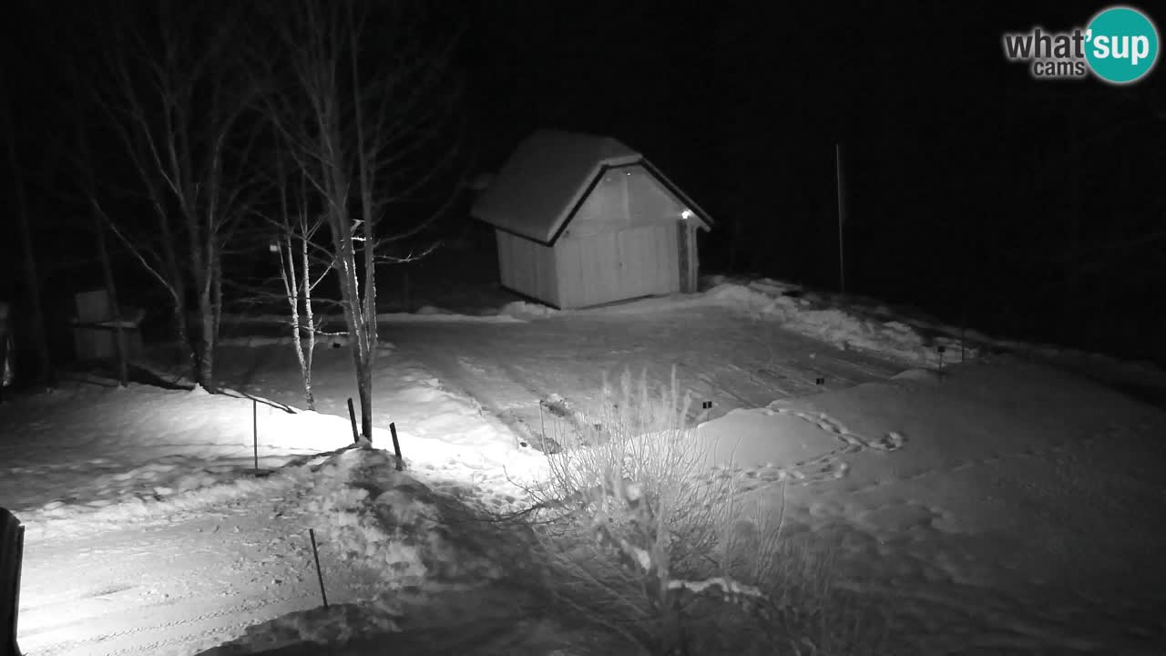 Webcam Lukanja – Pohorje houses a Water village