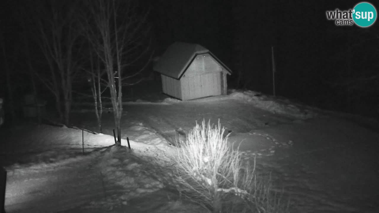 Webcam Lukanja – Pohorje houses a Water village