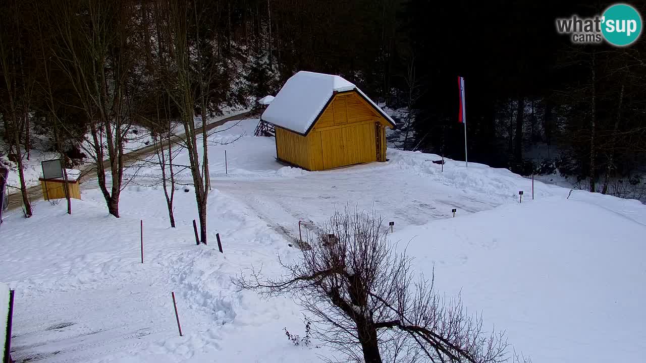 Webcam Lukanja – Pohorje houses a Water village