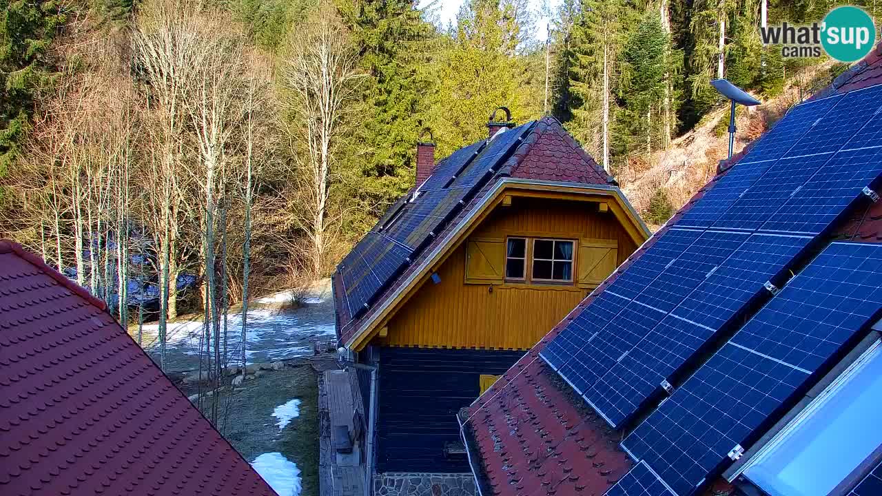 Spletna kamera Lukanja – Water Village | Pohorje Houses