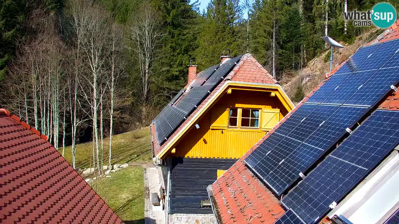 Webcam Lukanja – Pohorje houses a Water village