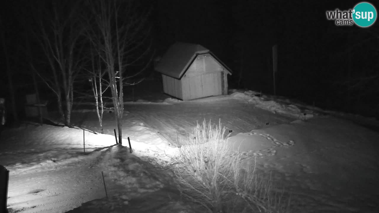 Webcam Lukanja – Pohorje houses a Water village