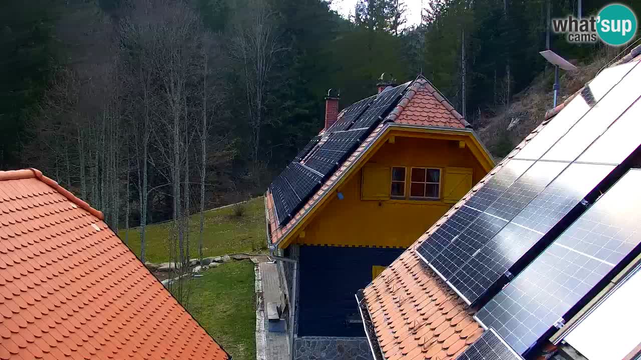 Webcam Lukanja – Pohorje houses a Water village