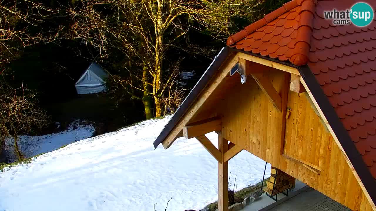 Webcam Lukanja – Pohorje houses a Water village