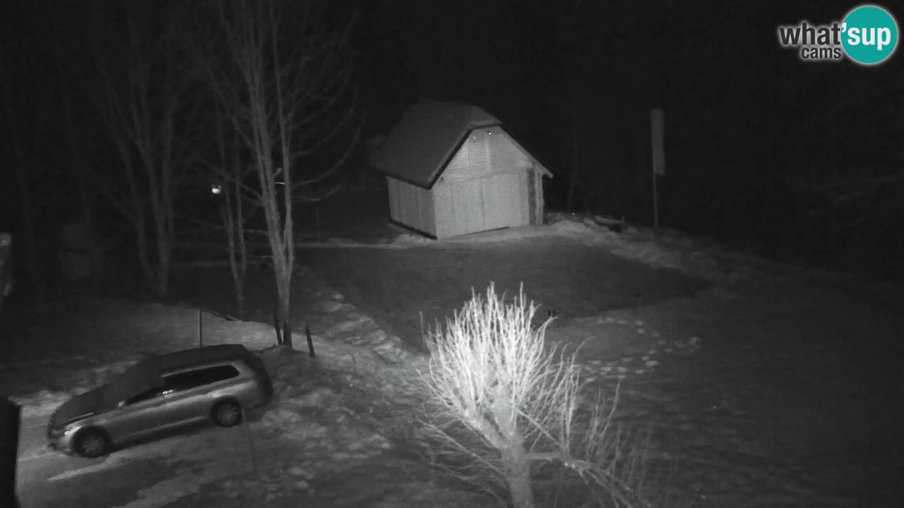 Webcam Lukanja – Pohorje houses a Water village