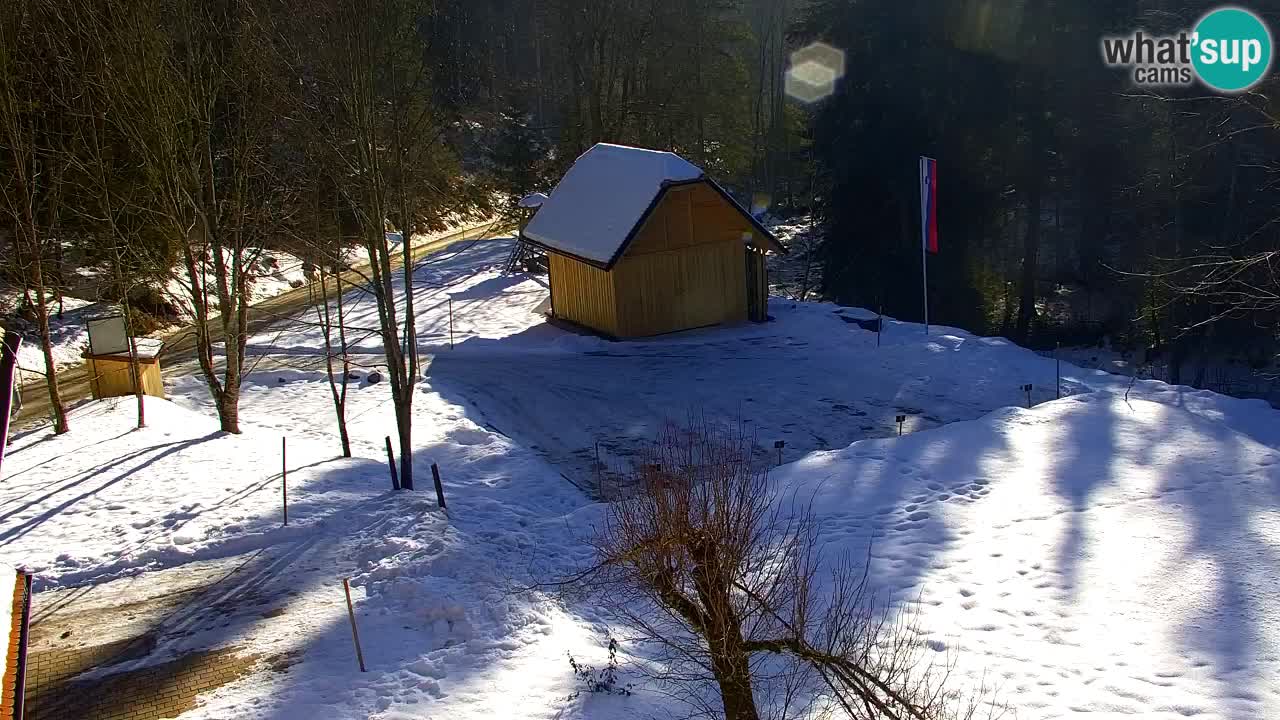 Webcam Lukanja – Pohorje houses a Water village