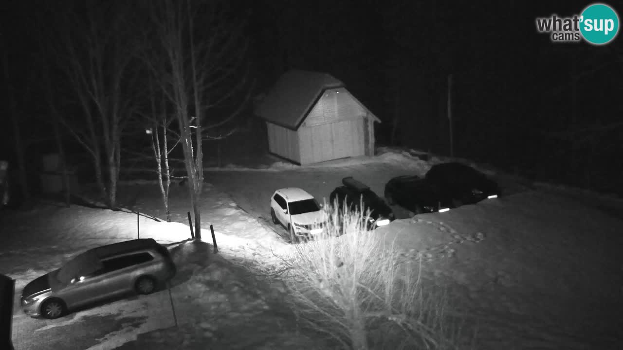 Webcam Lukanja – Pohorje houses a Water village