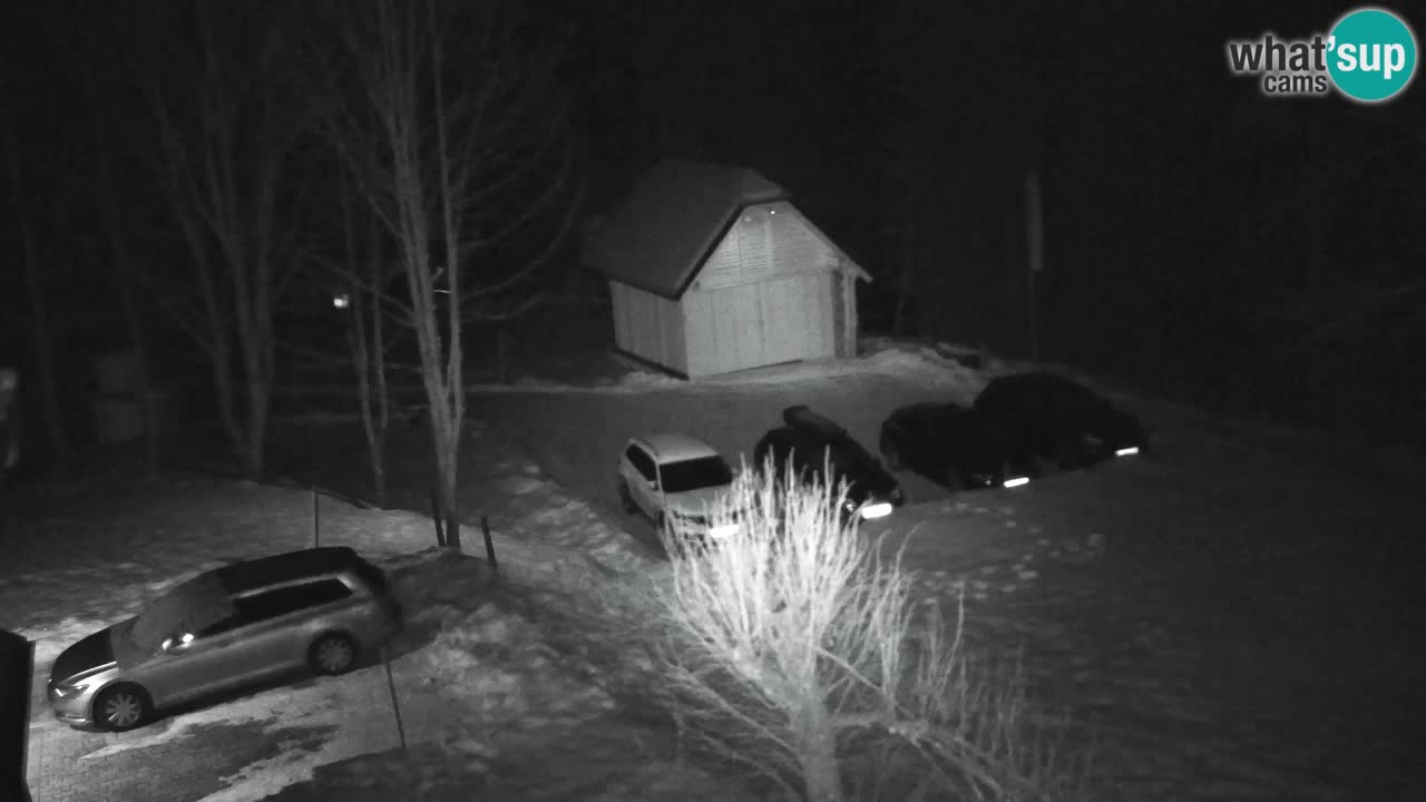 Webcam Lukanja – Pohorje houses a Water village