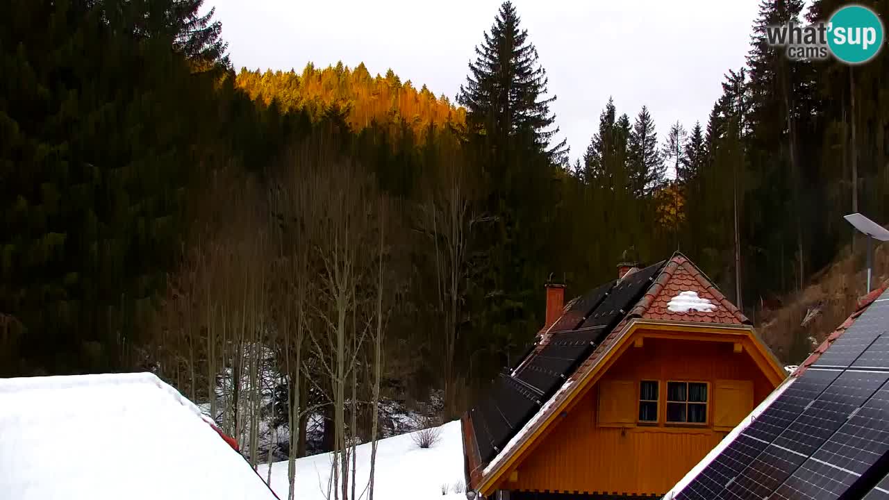 Spletna kamera Lukanja – Water Village | Pohorje Houses