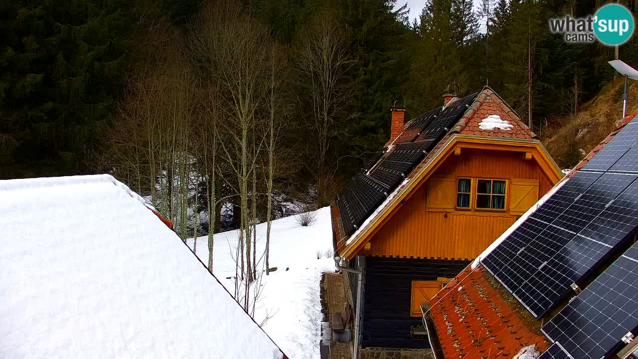 Webcam Lukanja – Pohorje houses a Water village