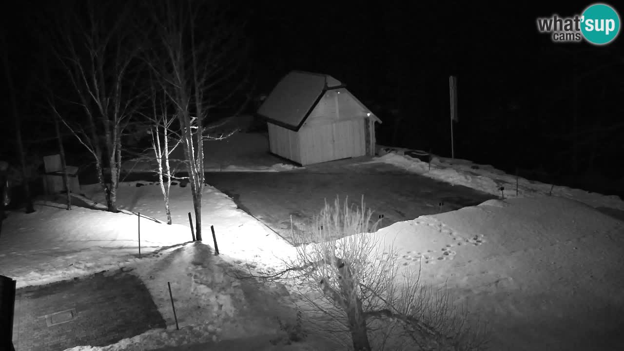 Webcam Lukanja – Pohorje houses a Water village