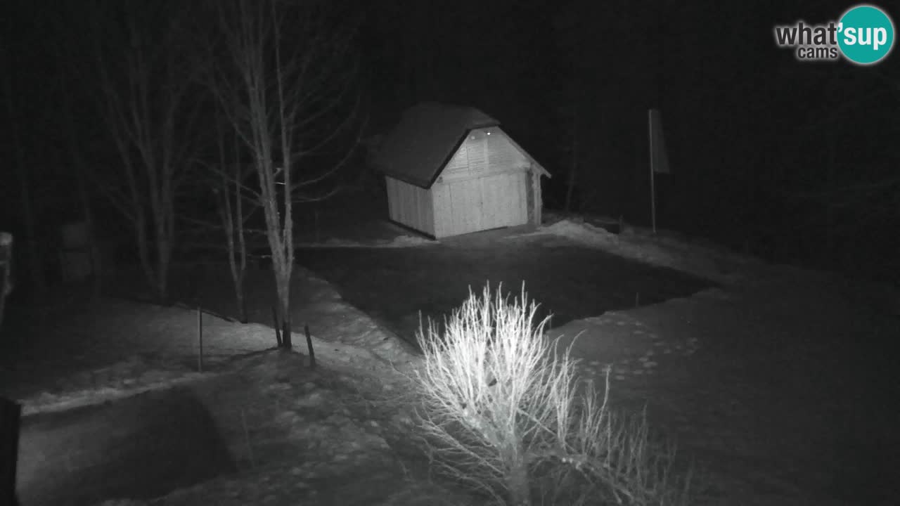 Webcam Lukanja – Pohorje houses a Water village