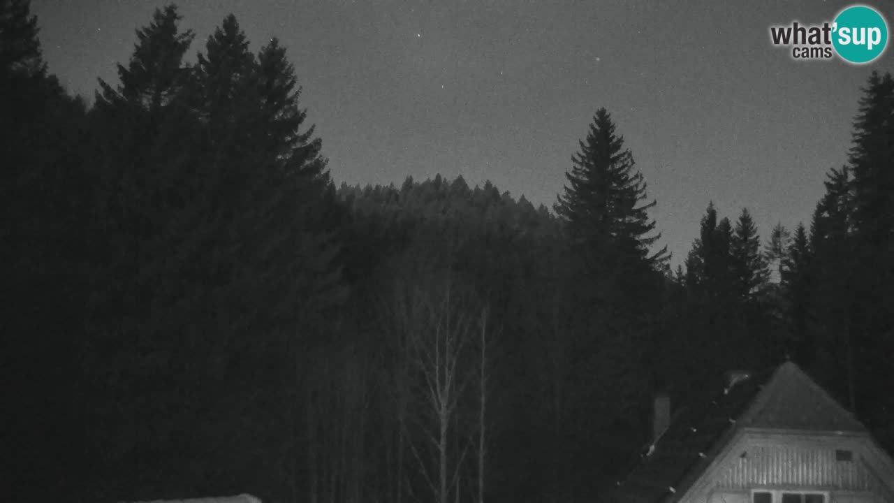 Webcam Lukanja – Pohorje houses a Water village