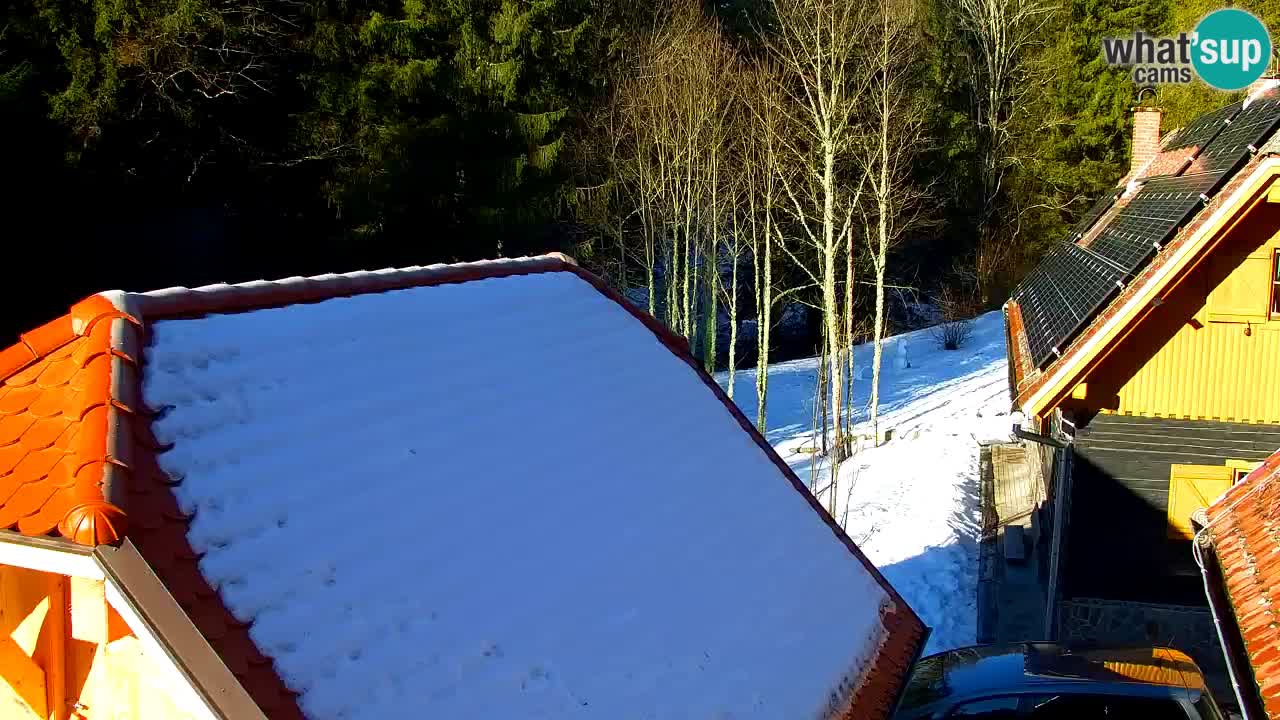 Spletna kamera Lukanja – Water Village | Pohorje Houses