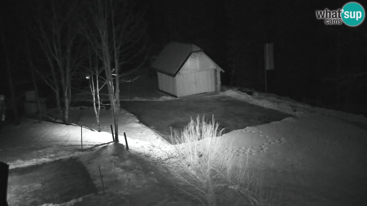 Webcam Lukanja – Pohorje houses a Water village