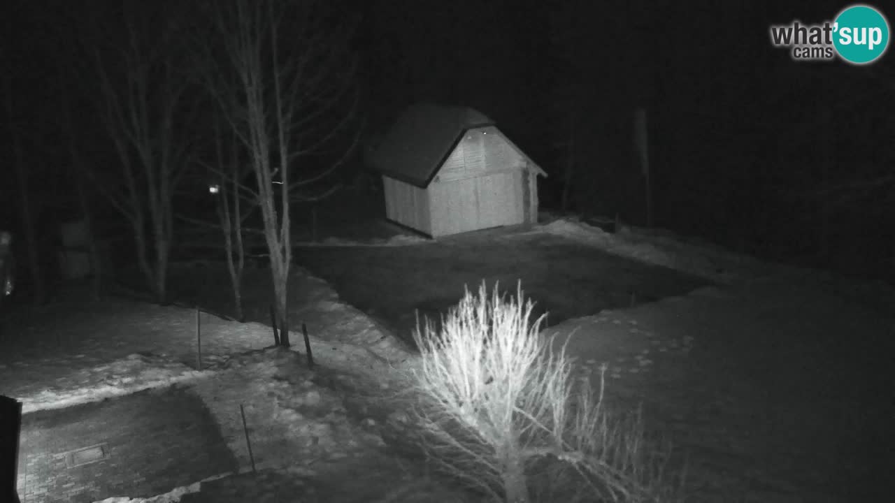 Webcam Lukanja – Pohorje houses a Water village