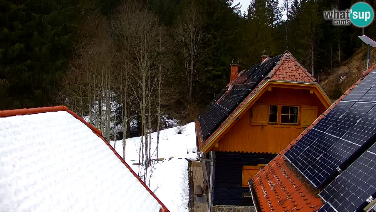 Webcam Lukanja – Pohorje houses a Water village