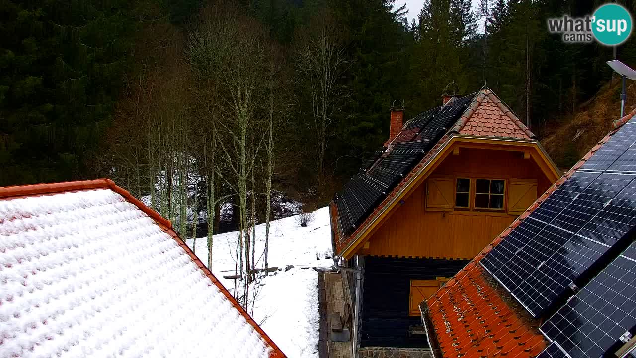 Webcam Lukanja – Pohorje houses a Water village