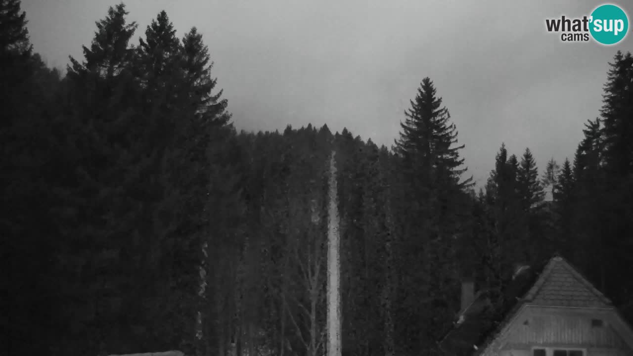 Webcam Lukanja – Pohorje houses a Water village