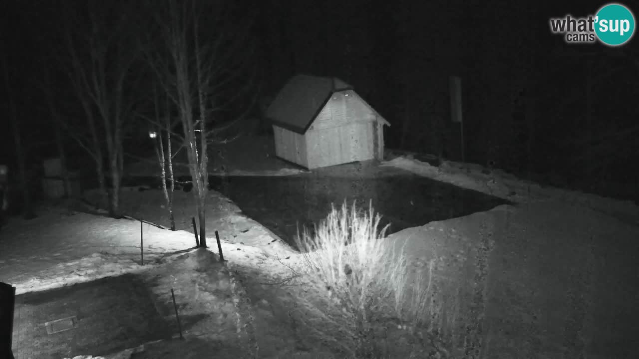 Webcam Lukanja – Pohorje houses a Water village