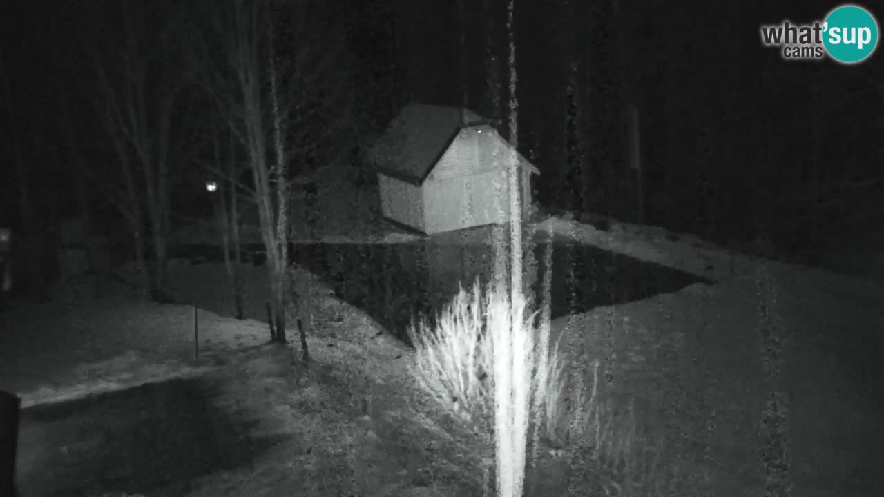 Webcam Lukanja – Pohorje houses a Water village