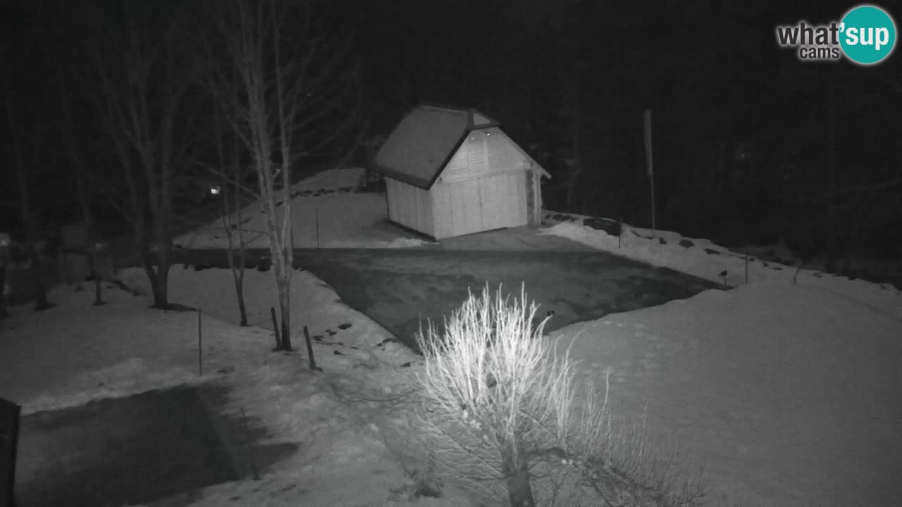 Webcam Lukanja – Pohorje houses a Water village