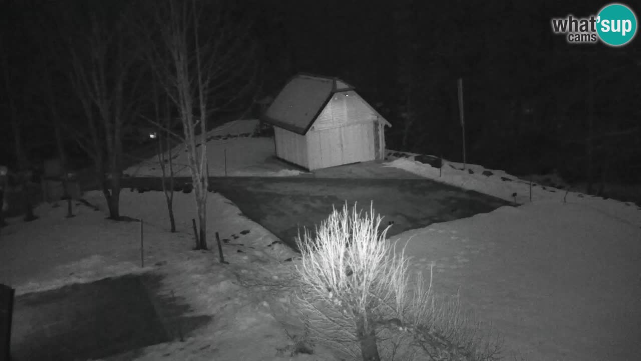 Webcam Lukanja – Pohorje houses a Water village