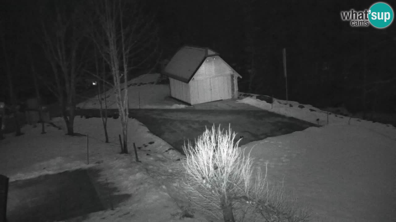 Webcam Lukanja – Pohorje houses a Water village