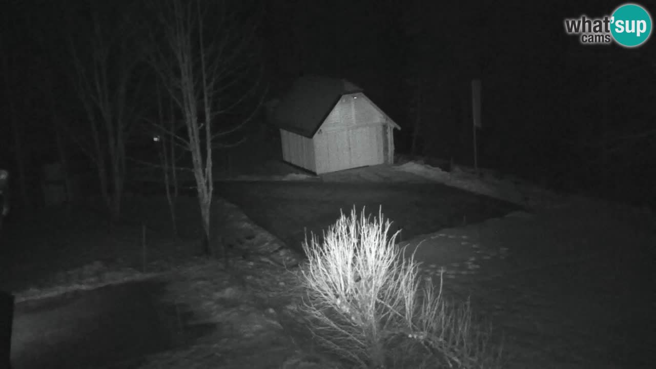 Webcam Lukanja – Pohorje houses a Water village