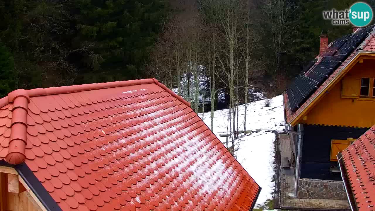 Webcam Lukanja – Pohorje houses a Water village