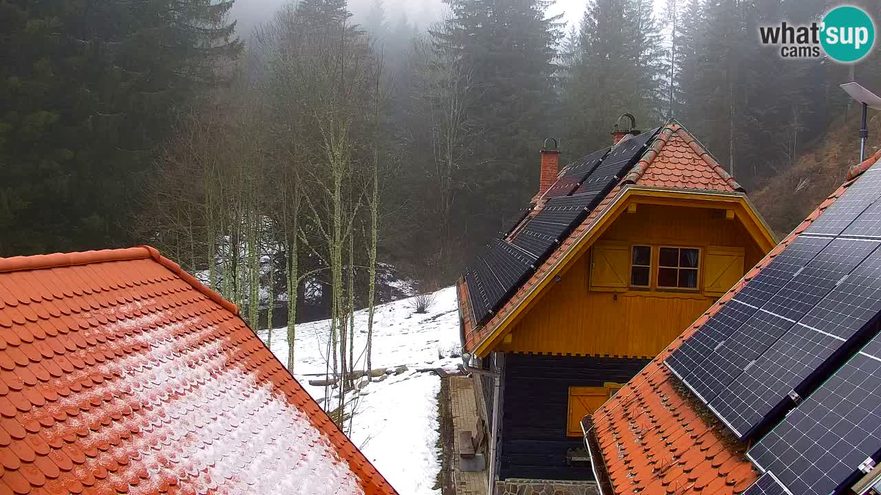 Webcam Lukanja – Pohorje houses a Water village