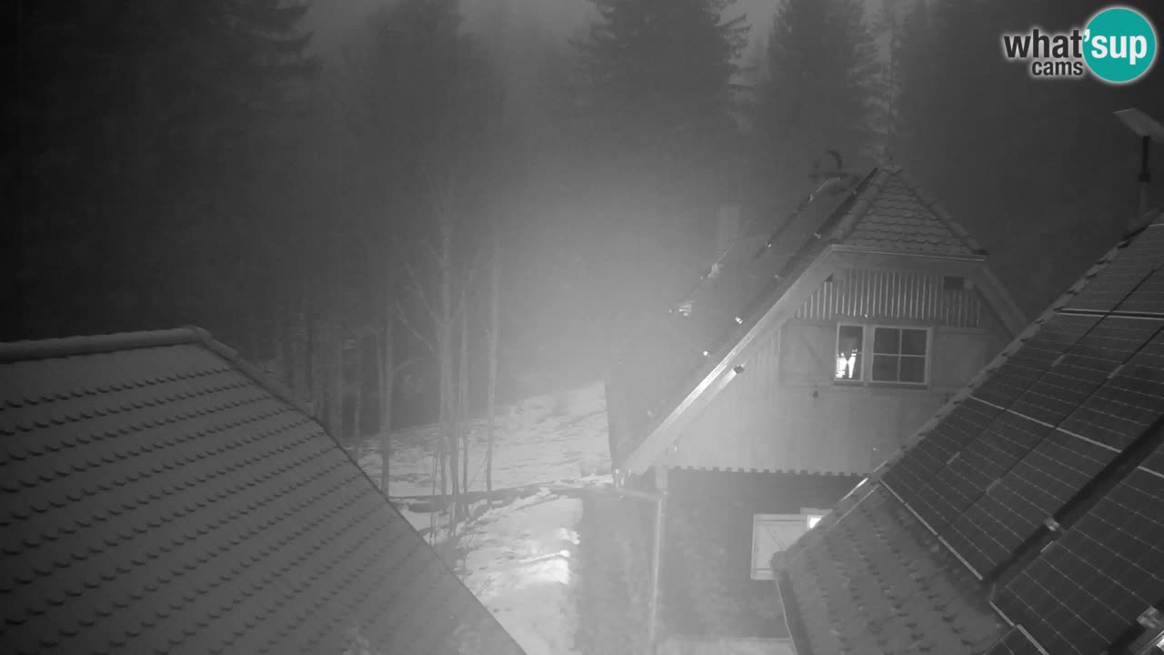 Webcam Lukanja – Pohorje houses a Water village