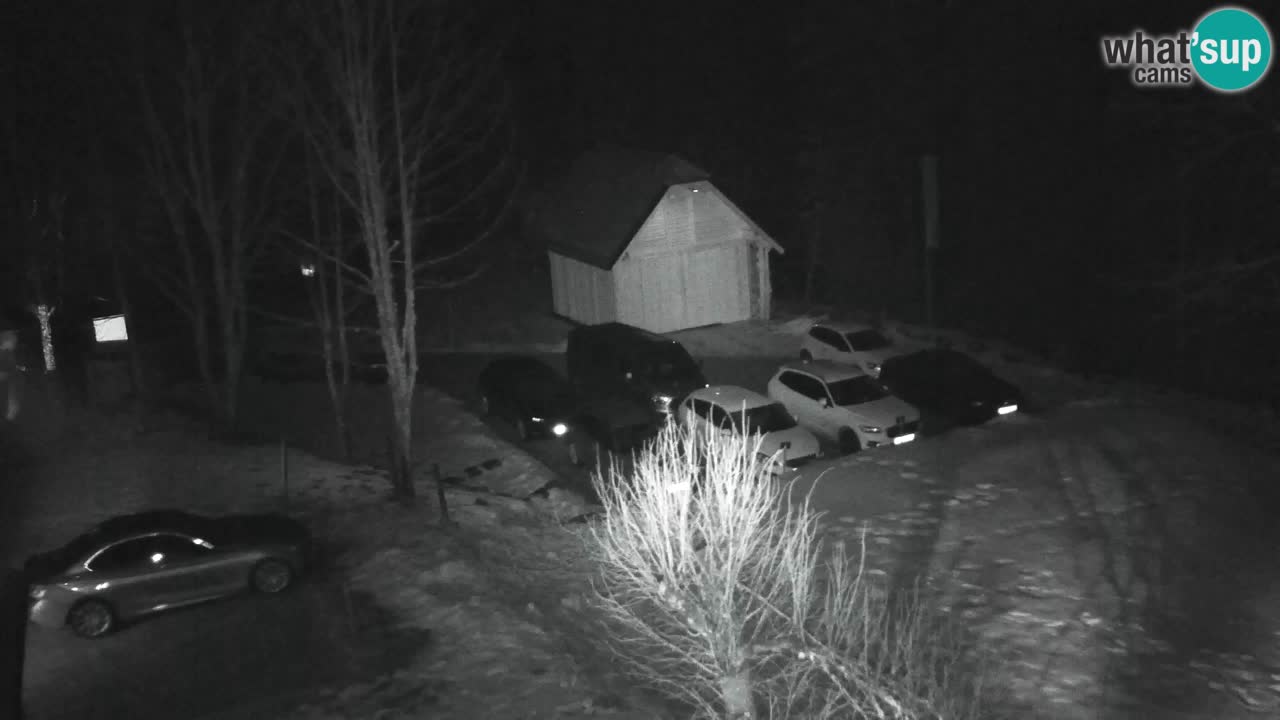 Webcam Lukanja – Pohorje houses a Water village