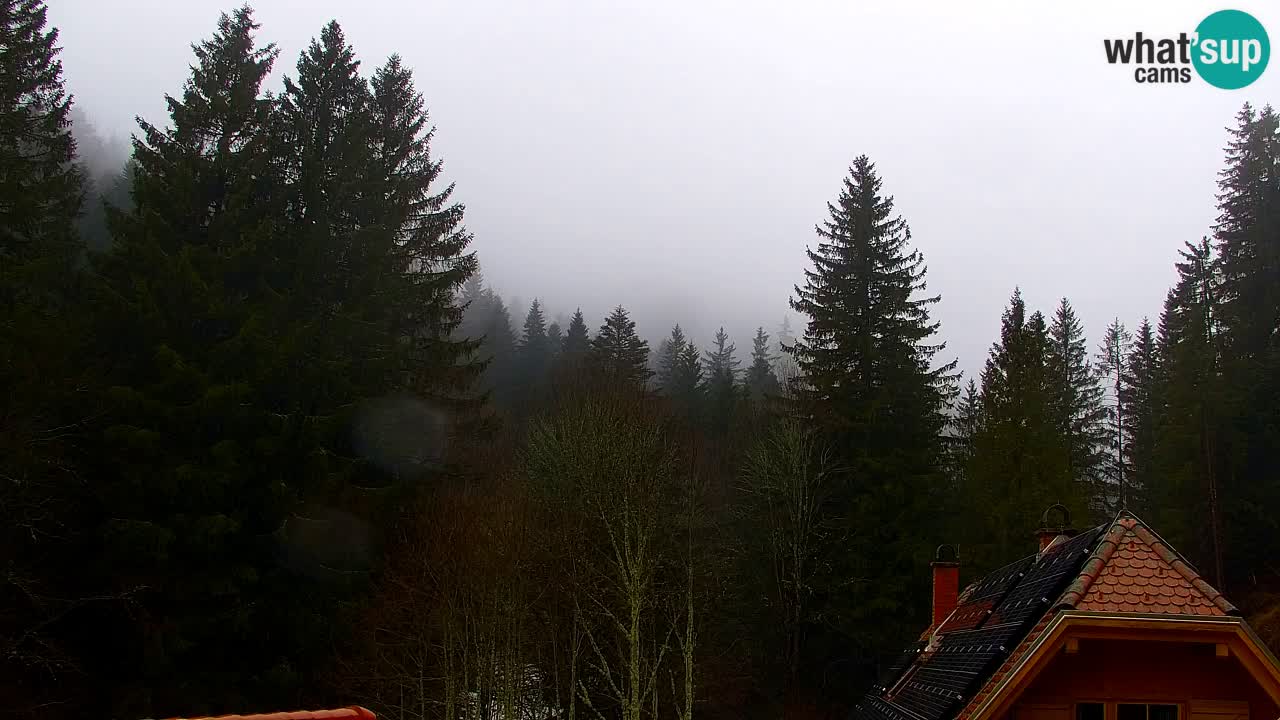 Webcam Lukanja – Pohorje houses a Water village