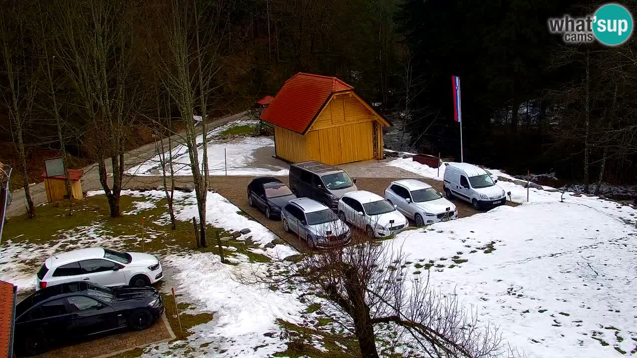 Webcam Lukanja – Pohorje houses a Water village