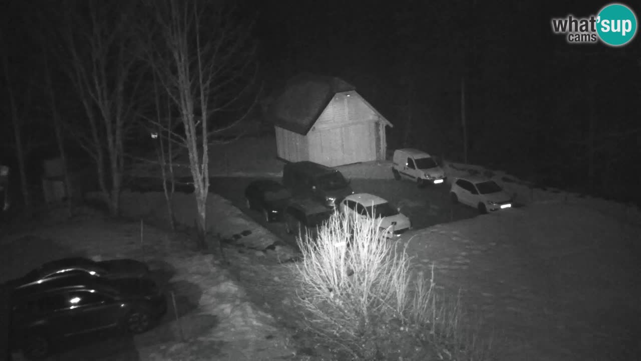 Webcam Lukanja – Pohorje houses a Water village