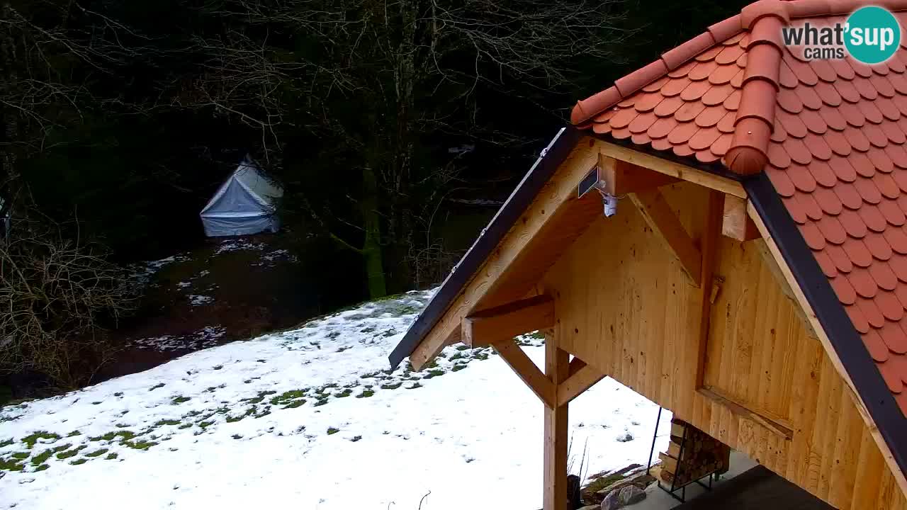 Webcam Lukanja – Pohorje houses a Water village