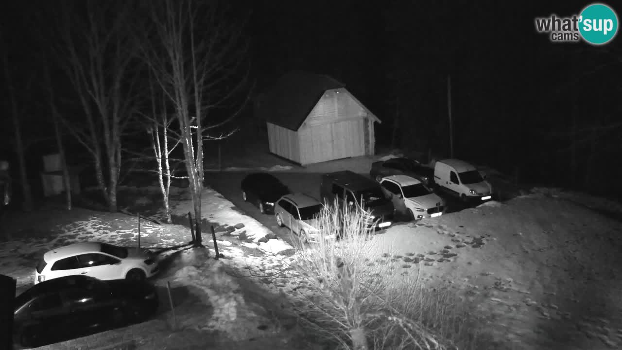 Webcam Lukanja – Pohorje houses a Water village