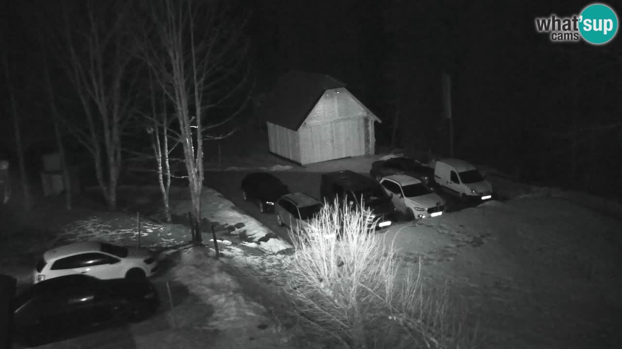 Webcam Lukanja – Pohorje houses a Water village