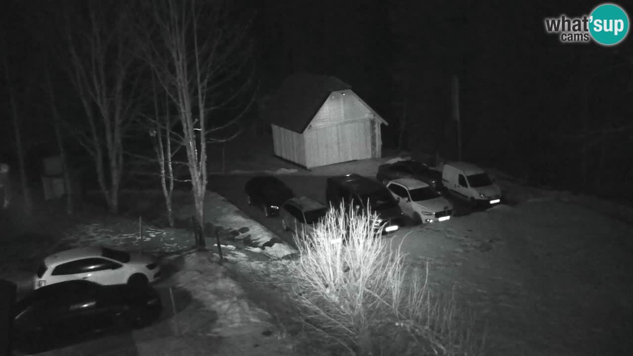 Webcam Lukanja – Pohorje houses a Water village