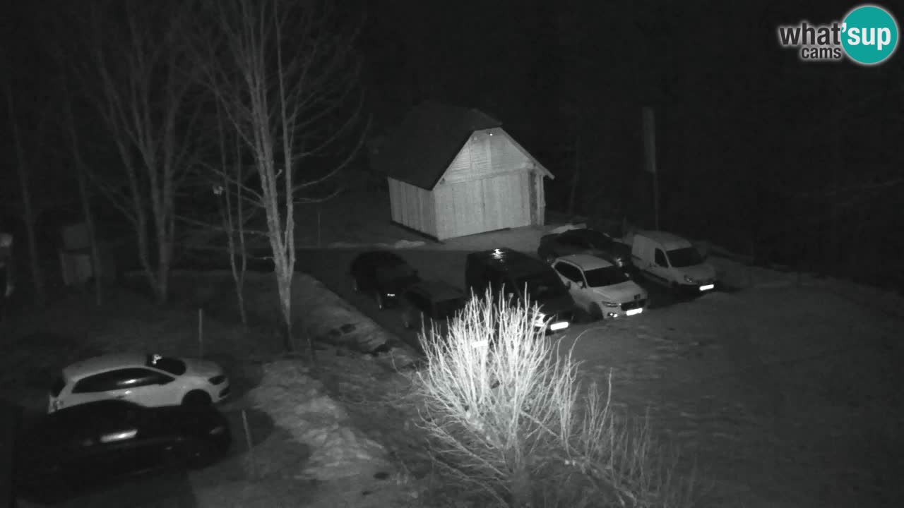 Webcam Lukanja – Pohorje houses a Water village