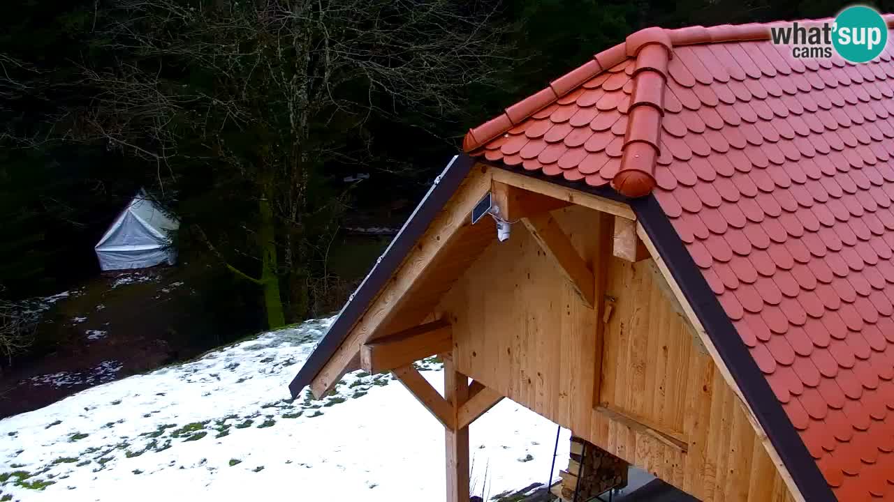 Webcam Lukanja – Pohorje houses a Water village