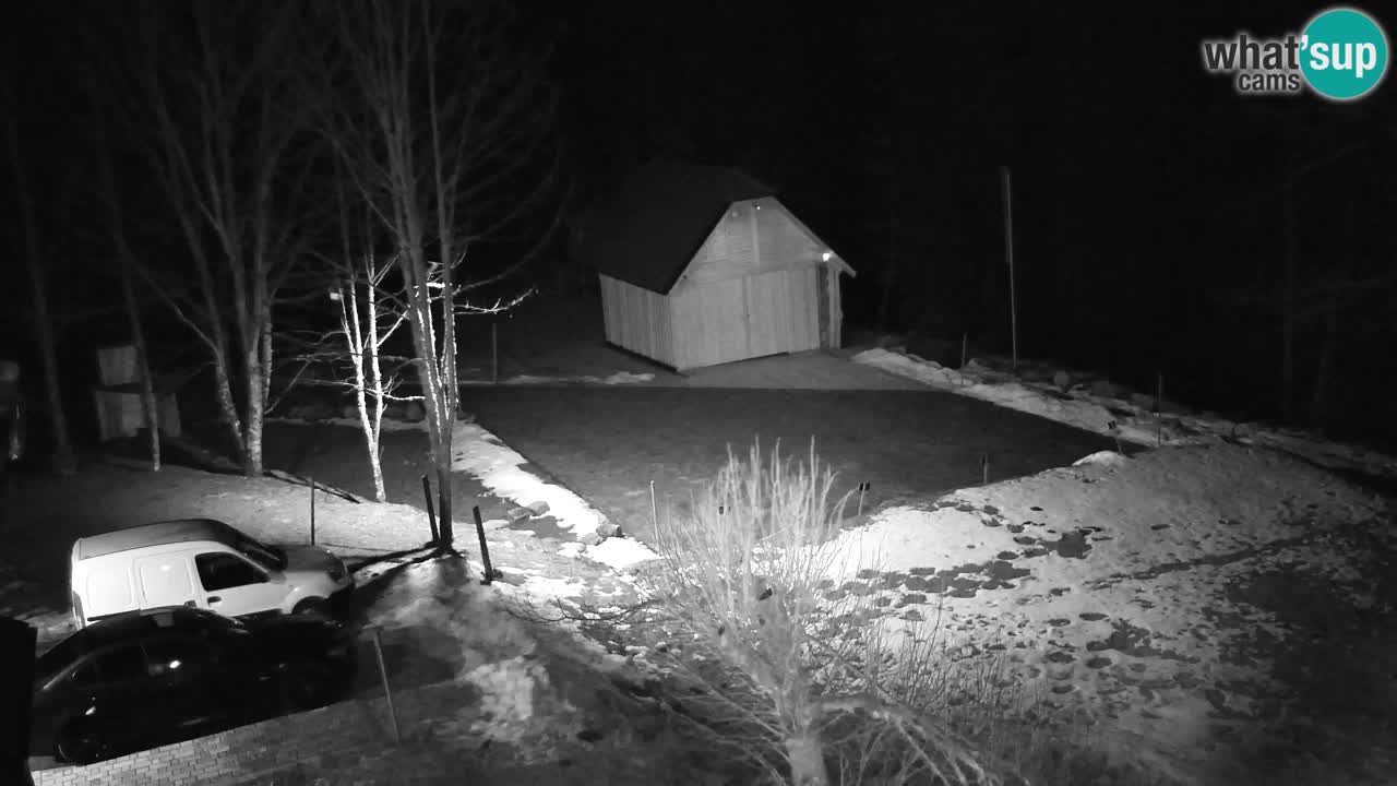 Webcam Lukanja – Pohorje houses a Water village