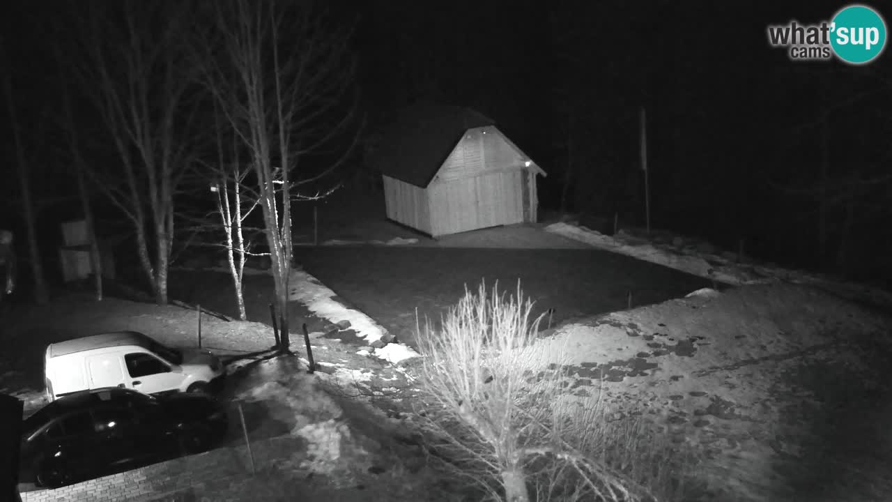 Webcam Lukanja – Pohorje houses a Water village