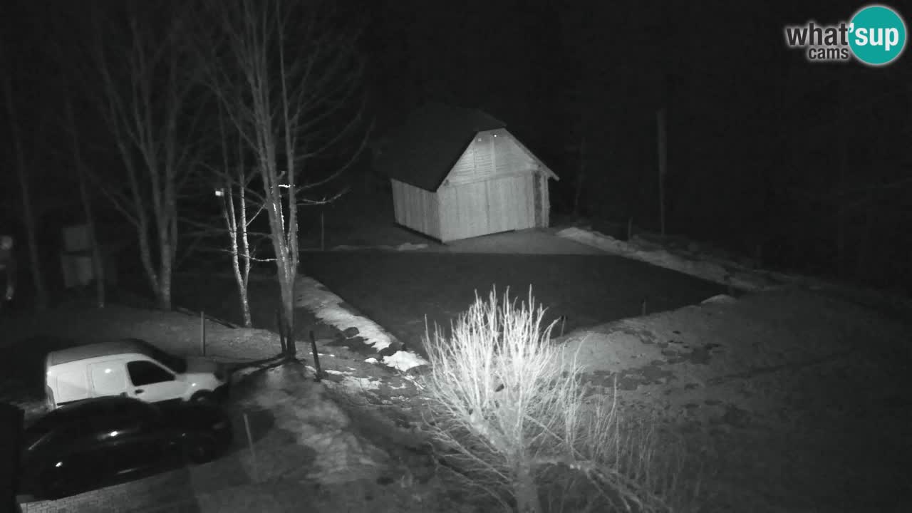 Webcam Lukanja – Pohorje houses a Water village