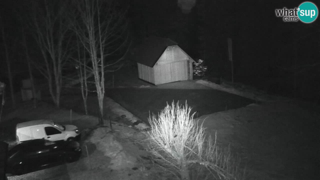 Webcam Lukanja – Pohorje houses a Water village