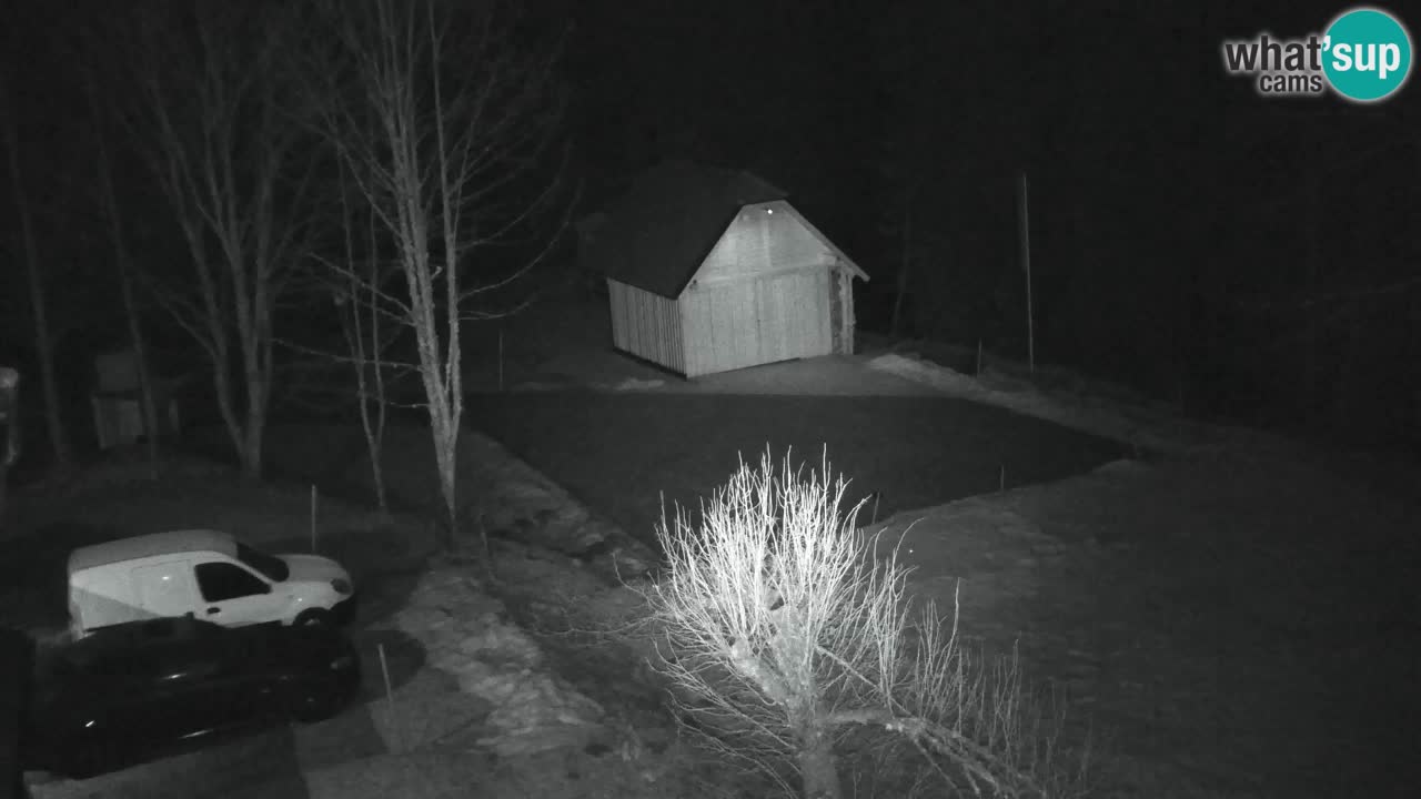 Webcam Lukanja – Pohorje houses a Water village