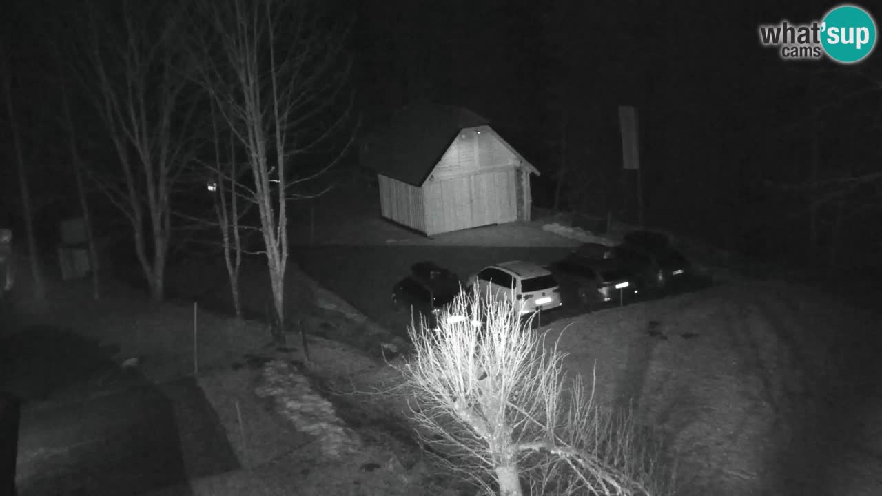 Webcam Lukanja – Pohorje houses a Water village